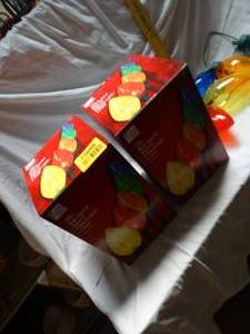 lot 25090 image: 2 - 20 multi-colored giant c7 pathway lights - 5 pack.