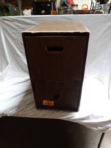 lot 25022 image: Brown Cardboard filing cabinet