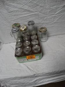 lot 24847 image: Lot of Misc. Mason Jars