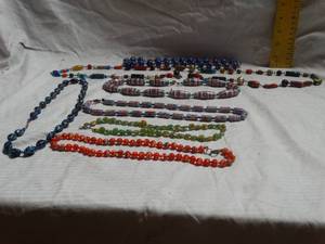 lot 24966 image: Huge Lot of Mics Beaded & Cool Designed necklaces.