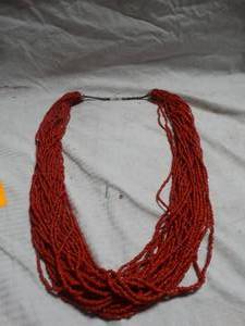 lot 24968 image: Corral Bead Necklace