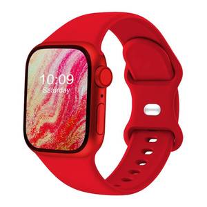 lot 711 image: CREFORT Sport Bands Compatible with Apple Watch Band Women Men 40mm 38mm 41mm 42mm 44mm 45mm 46mm 49mm ,Soft Wristband Waterproof Replacement Strap for iWatch Bands Series 11 10 9 8 7 6 5 4 3 2 1 SE Ultra Red - Retail $6