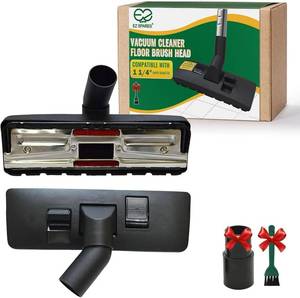 lot 720 image: PRE OWNED SEE PHOTOS EZ SPARES Universal Vacuum Cleaner Floor Brush Attachment,Compatible with Most Brand,Hoover, Eureka, Rainbow,Shop VAC,Nozzle Tool, 2-in-1 for Hard Floor&Carpet (With An Adapter and Mini Clean Brush) - Retail $14