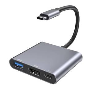 lot 749 image: USB C to HDMI Adapter, Type-C Hub Converter to 4K HDMI Output, USB 3.0 Port & 100W PD Fasting Charging Port, USB-C Digital AV Multiport Adapter for MacBook ProAir, iPad Pro and More USB-C Devices - Retail $8