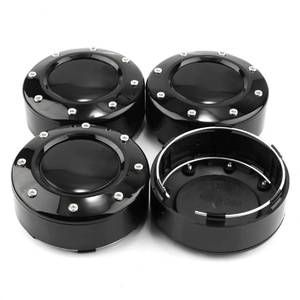 lot 760 image: SILVER GTownWorks Wheel Center Caps for Mayhem Rim Hubcaps Center Cover Replacement for Rim (Clip Diameter 3.74in), 4 Pack - Retail $47
