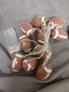 lot 767 image: Football LED String Lights  - Retail $0