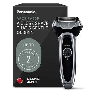lot 776 image: Panasonic ARC5 Electric Razor for Men with Pop-Up Trimmer, WetDry 5-Blade Electric Shaver with Intelligent Shave Sensor and Multi-Flex Pivoting Head �� ES-LV65-S (Silver) - Retail $180
