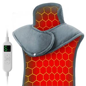 lot 883 image: Heating Pad for Neck and Shoulders and Back - Electric Heating Pad for Pain Relief with 6 Heating Levels & 4 Time Setting, Christmas Birthday Gifts for Women Men Dad Mom Elderly (20 x 30) - Retail $33