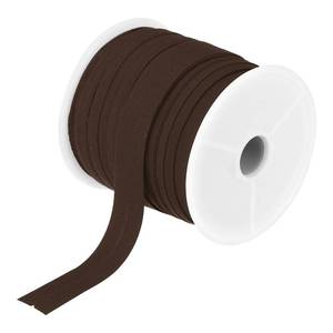lot 913 image: MECCANIXITY 12 Inch Single Fold Bias Tape Cotton Continuous Bulk Bias Tape for Sewing,Seaming Quilting Hemming Binding Crafts (Brown 25 Yards) - Retail $11