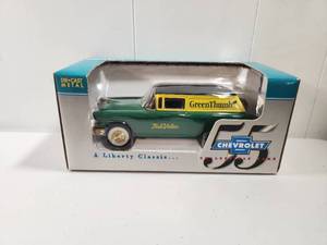 lot 105 image: Liberty Classics 1955 Chevrolet GreenThumb True Value Die-Cast Metal Bank