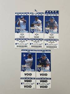 lot 113 image: Kansas City Royals Baseball Game Ticket Stubs Collection