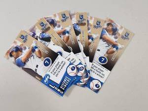 lot 114 image: Kansas City Royals SBC Long Distance Dingers Baseball Cards Set