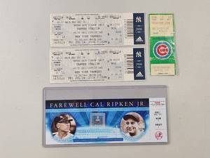 lot 115 image: Cal Ripken Jr. Farewell Baseball Tickets and Memorabilia Collection