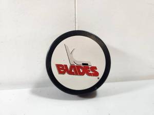 lot 117 image: Kansas City Blades Hockey Puck