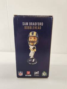 lot 123 image: Sam Bradford NFL Player Bobblehead Figure