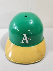 lot 127 image: Oakland Athletics MLB Baseball Batting Helmet Vintage