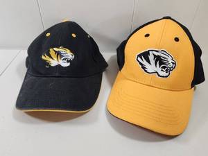 lot 133 image: Missouri Tigers Baseball Caps Set of Two