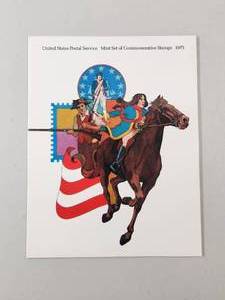 lot 138 image: 1975 US Commemorative Stamp Yearbook With Stamps