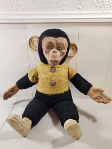 lot 166 image: Vintage Zippy Mr. Bim Rubber Monkey