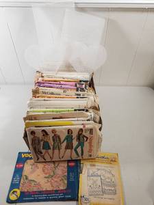 lot 214 image: Sewing Pattern Collection Lot McCalls Simplicity Various Sizes