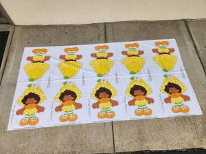 lot 219 image: Orange Blossom Doll Fabric Panel Cut and Sew Pattern