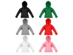 lot 63023 image: 6 Pcs 11.8 Inch Doll Clothes Tops Doll Accessories Sweatshirt Coat Jacket Outfit  - Retail $8