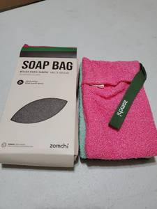 lot 63041 image: Eco-Friendly Soap Bag Set 3 - Retail $8