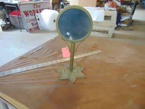 lot 3205 image: Metal Framed Vanity Mirror
