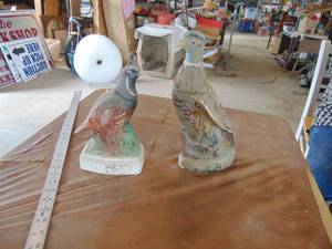 lot 3230 image: Quail and Pheasant Decanters