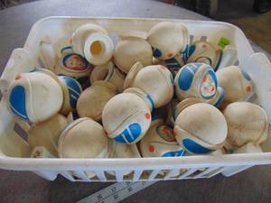 lot 3255 image: Selection of Spaceman Shampoo Bottle Tops