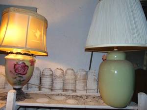lot 3293 image: Pair of Table Lamps