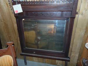 lot 3312 image: Dresser Mirror - Eastlake Style    Repurpose 