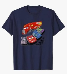 lot 72601 image: Disney Pixar Cars Lightning McQueen Character T-Shirt (xs) - Retail $15