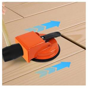 lot 72624 image: Heavy Duty Floor Gap Fixer Tool, Plank Grabber with Suction Cup(D 4.84 Inch), Flooring Gap Repair Tool for Wood, Tile, Vinyl, Laminate Flooring Tools, Ideal for Smooth Surfaces of 5 Inches and Above - Retail $15