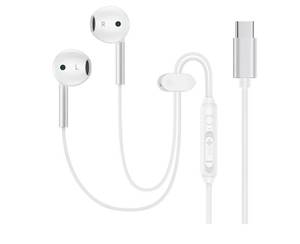 lot 72658 image: Type C Headphones Wired for iPhone 16e 1716 Pro Max16 Pro16 Plus1615, USB C Earphones Noise Canceling Earbuds with Mic & Remote Control for Samsung Galaxy S25 Ultra S24FE S23 S22 A17 A16,Pixel 10 - Retail $15