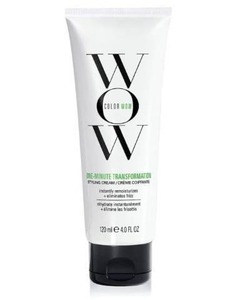 lot 72661 image: COLOR WOW One Minute Transformation �� Instant frizz fix Nourishing styling cream smooths, tames  defrizzes on the spot Avocado oil  Omega 3��s hydrate, repair for silkier, smoother texture - Retail $15