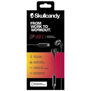 lot 72668 image: Skullcandy - Set USB-C In-Ear Wired - True Black - Retail $33