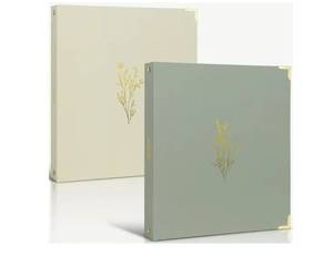 lot 72671 image: 3 Ring Binder Set of 2 - Sturdy 1 Inch Binder Fits Letter Sized Paper - A Cute Holder for Women or Men with Pocket Easily Organizes Your Paperwork for School, Office or Work - Retail $8
