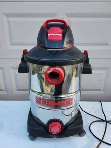 lot 100 image: Shop-Vac 12 Gallon 6.0 HP WetDry Vacuum Cleaner - No Hose - Does Work Well With a Hose - Preowned