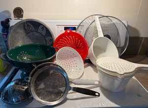 lot 109 image: Vintage to Modern Strainers. Various Conditions. See Photos