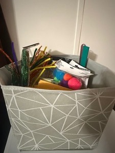 lot 169 image: Huge Mixed Craft Supplies Lot - Pom Poms, Glue, Wood Shapes, Jute & More