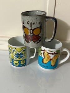 lot 190 image: Butterfly themed Coffee Cops (3)