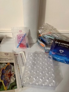 lot 227 image: Premium DIY Diamond Painting Starter Kit & Tool Supplies