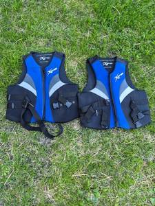 lot 128 image: XPS Coast Guard Approved Life Jackets Set of 2