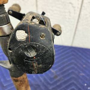 lot 191 image: ABU Garcia Baitcasting Fishing Reel with Rod Combo