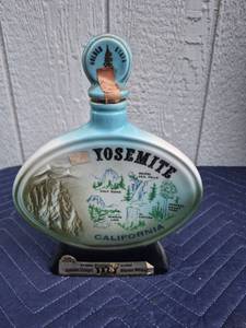 lot 380 image: Beam Whiskey Yosemite California Souvenir Decanter