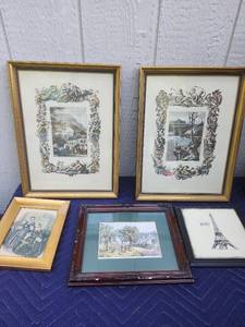 lot 452 image: Collection of Framed Historical Prints and Engravings