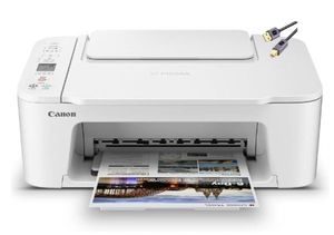lot 40374 image: Canon PIXMA TS3720 Wireless All-in-One Printer for Basic Home Printing, White