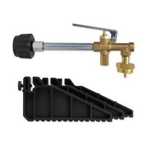 lot 40395 image: Mr. Heater Propane Refill Kit for Fuel Keg 1 lb.  16 oz. Refillable Propane Tank