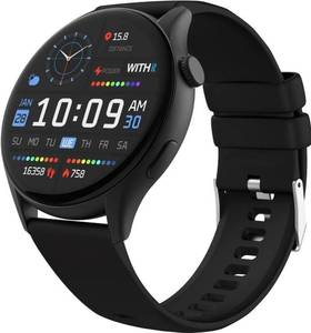 lot 41573 image: WITHit Unisex Deca Smartwatch with AMOLED Display, Black DOES NOT WORK